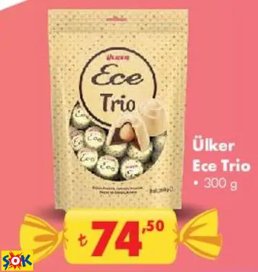 ÜLKER ECE TRİO (BAYRAM ŞEKERİ-ÇİKOLATASI)